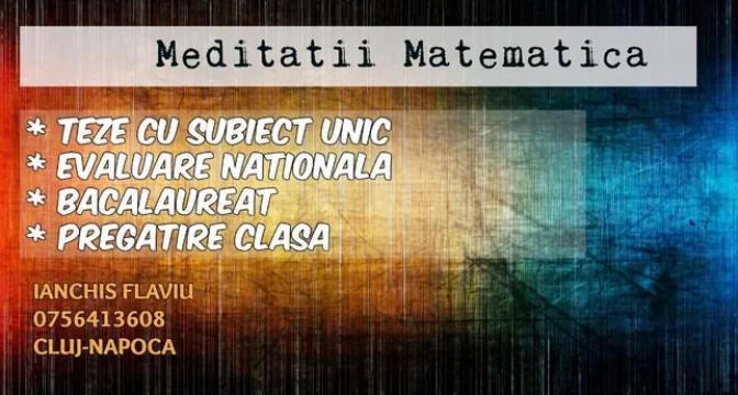 Meditatii matematica online interactiv